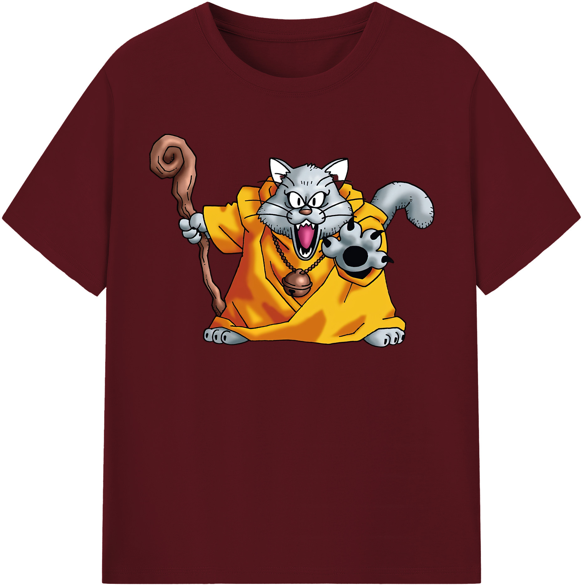 （画像用） ドラゴンクエスト Doragon Kuesuto Dragon Quest 綿100％半袖Tシャツ（フロントプリント）